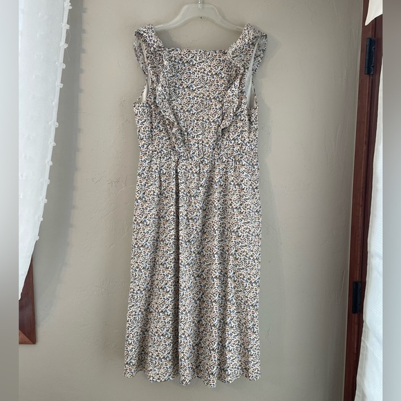 NWT Madewell Ditsy Floral Midi Dress - Picture 3 of 10
